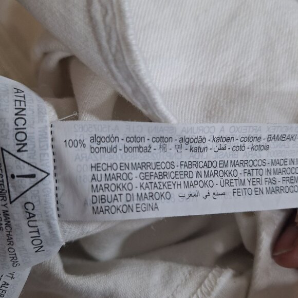 Zara spaghetti strap white jumper size small - Picture 3 of 4